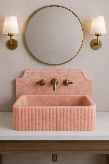 Marble Wall-Mounted Sink