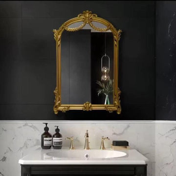 Vintage Gold Baroque Ornate Mirror