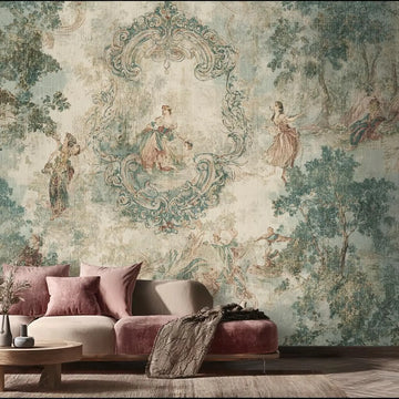 Luxury baroque wallpaper